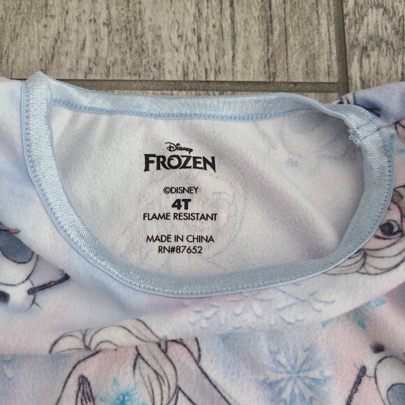 Disney Frozen Elsa & Olaf Nightgown Toddler Girls 4T - Picture 6 of 8